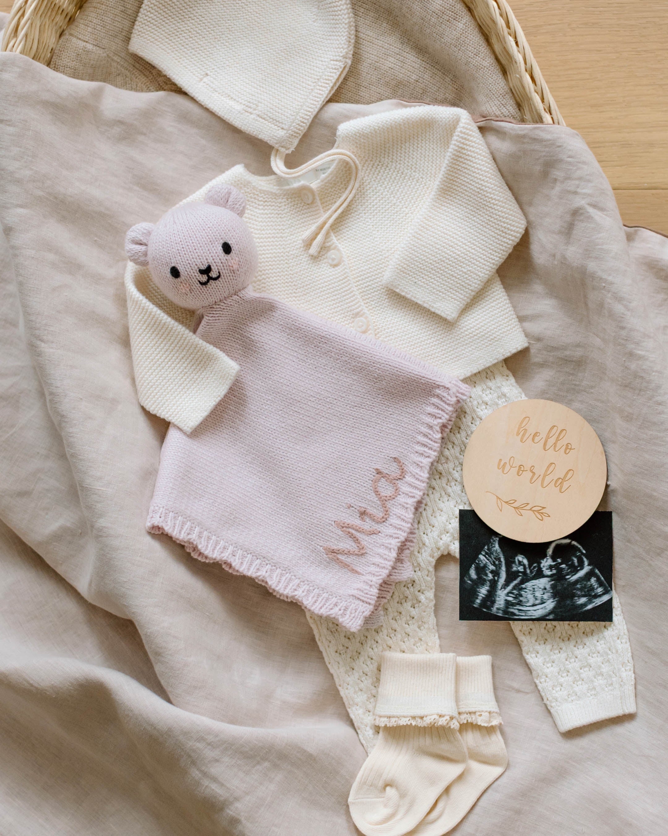 Baby bear lovey