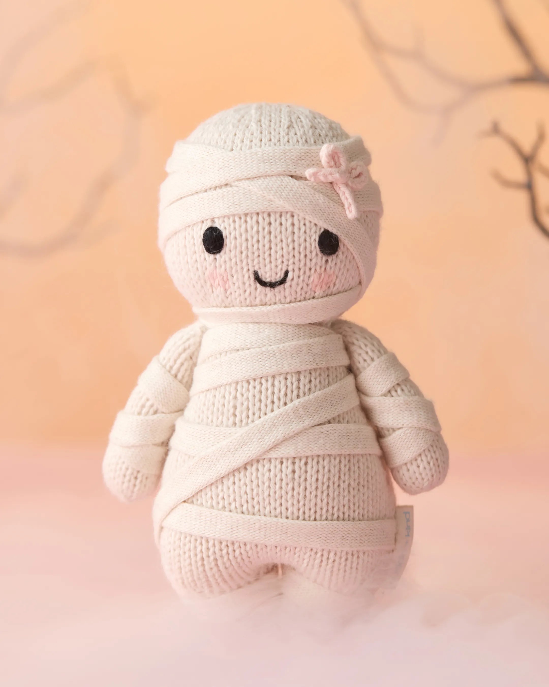 Baby mummy (blush bow)