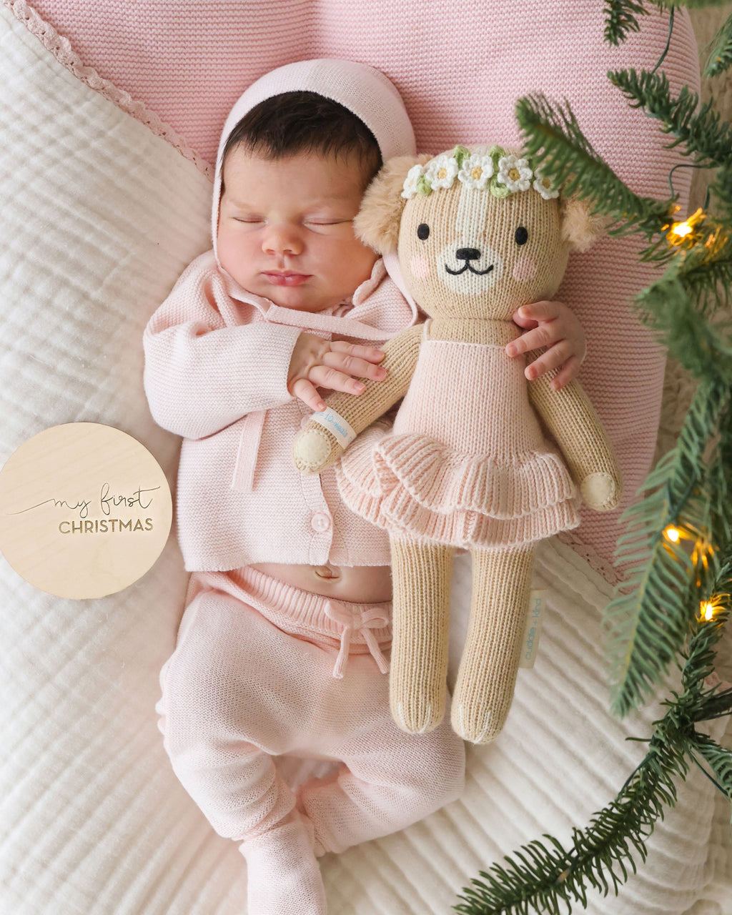 Evelyn the golden puppy (ballet pink)