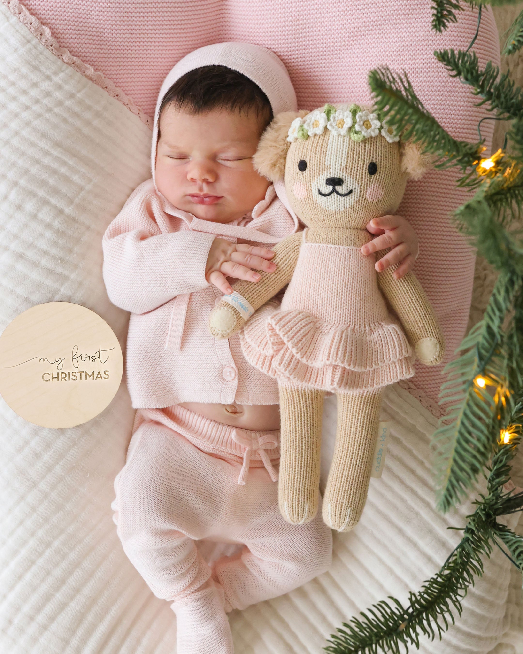 Evelyn the golden puppy (ballet pink)