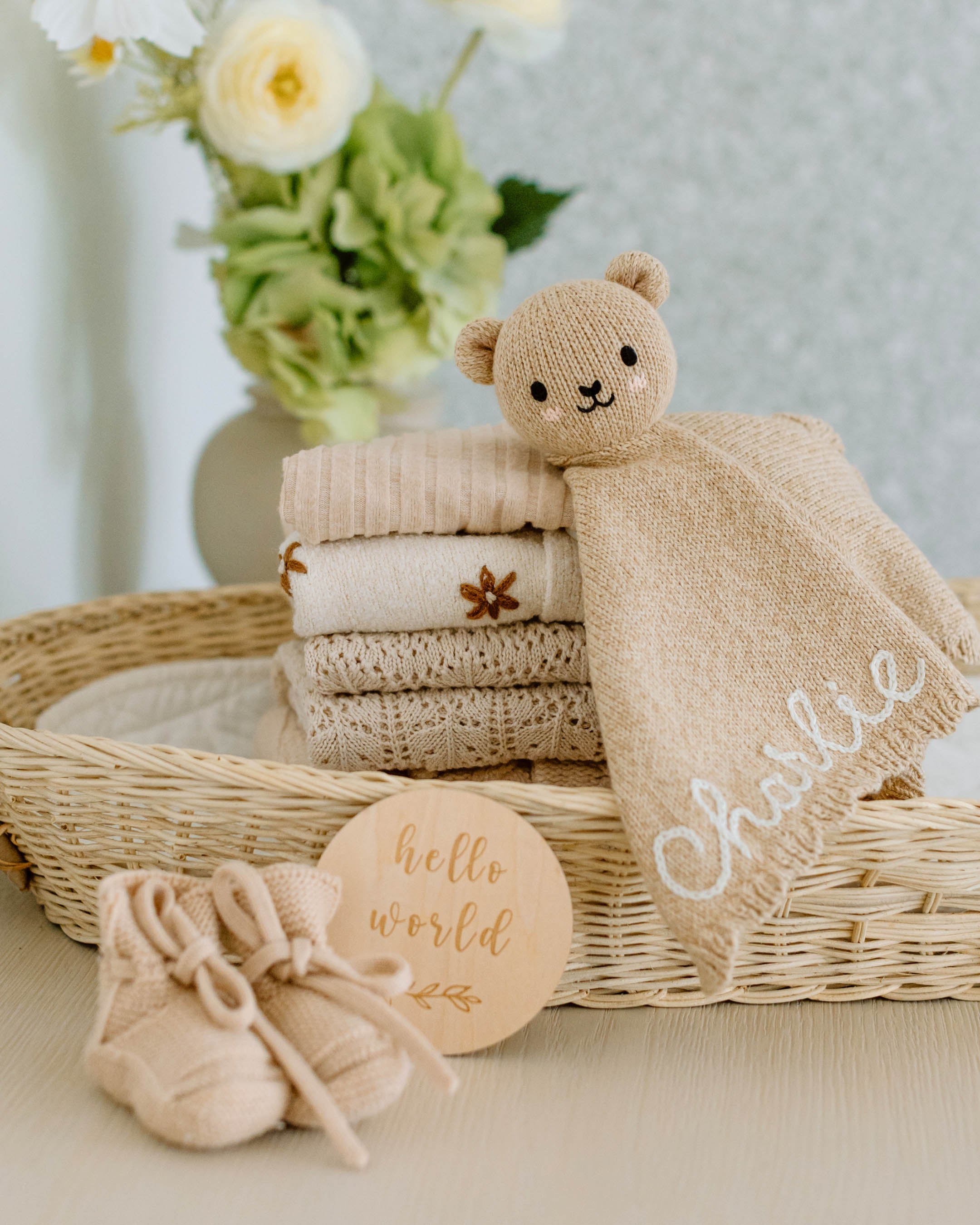 Baby bear lovey
