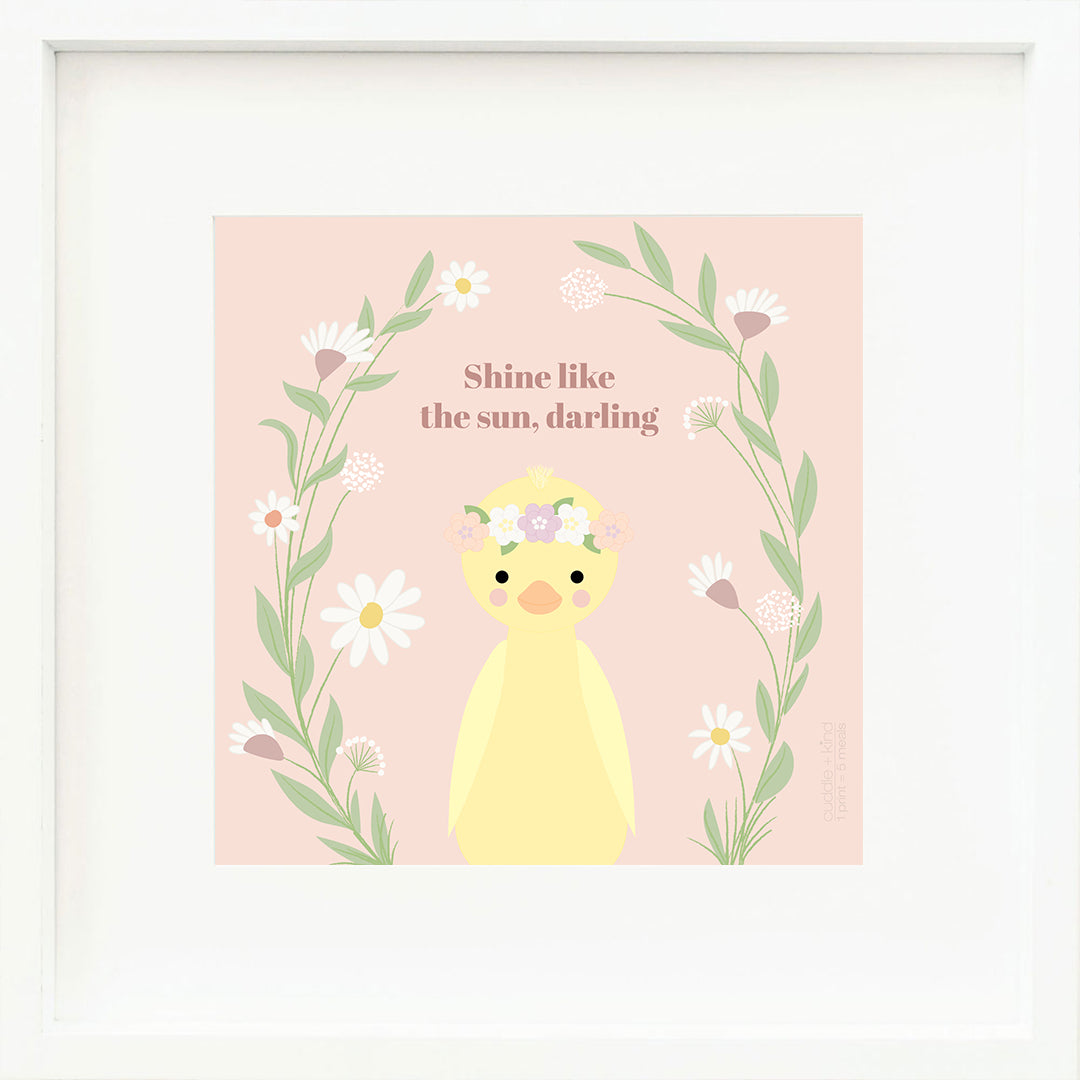 Flora the duckling (mauve)